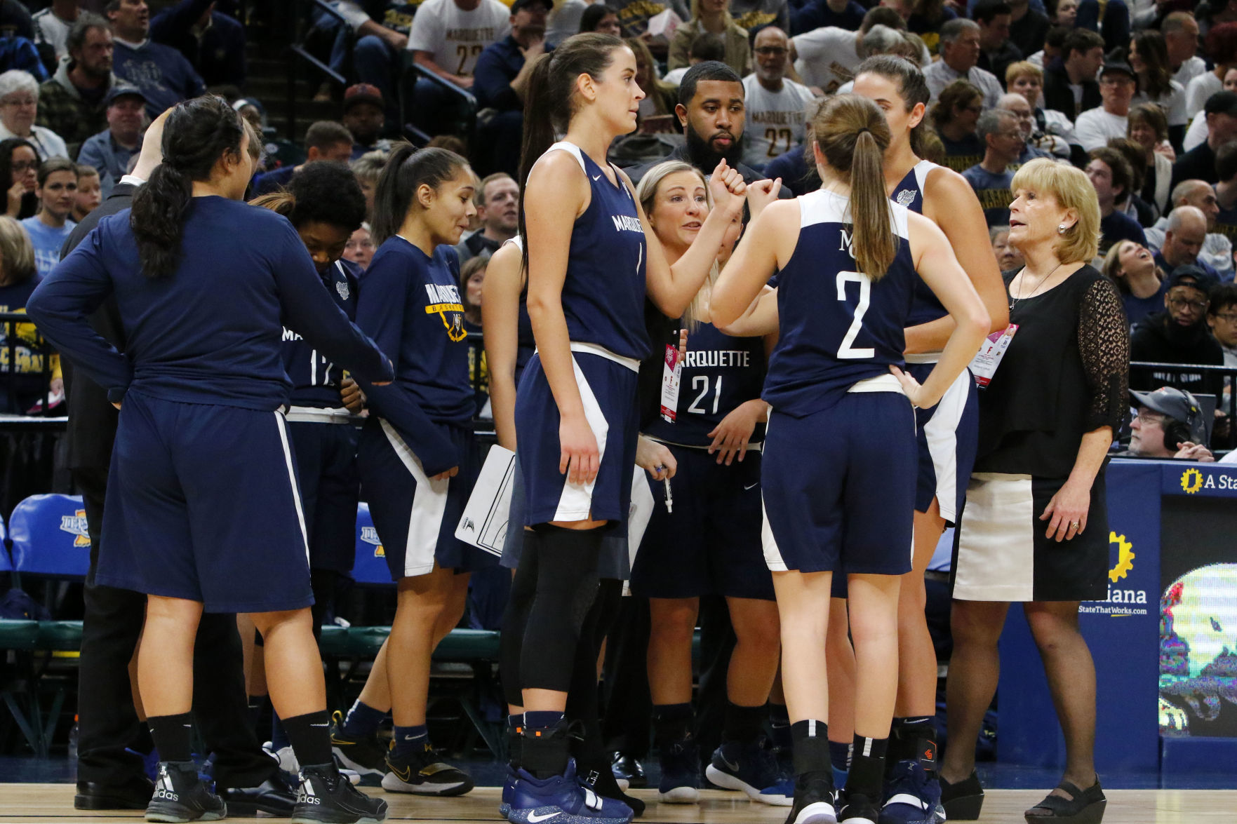 Gallery: Marquette Catholic vs. Vincennes Rivet in Class A championship